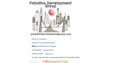Desktop Screenshot of paladinodevelopmentgroup.com